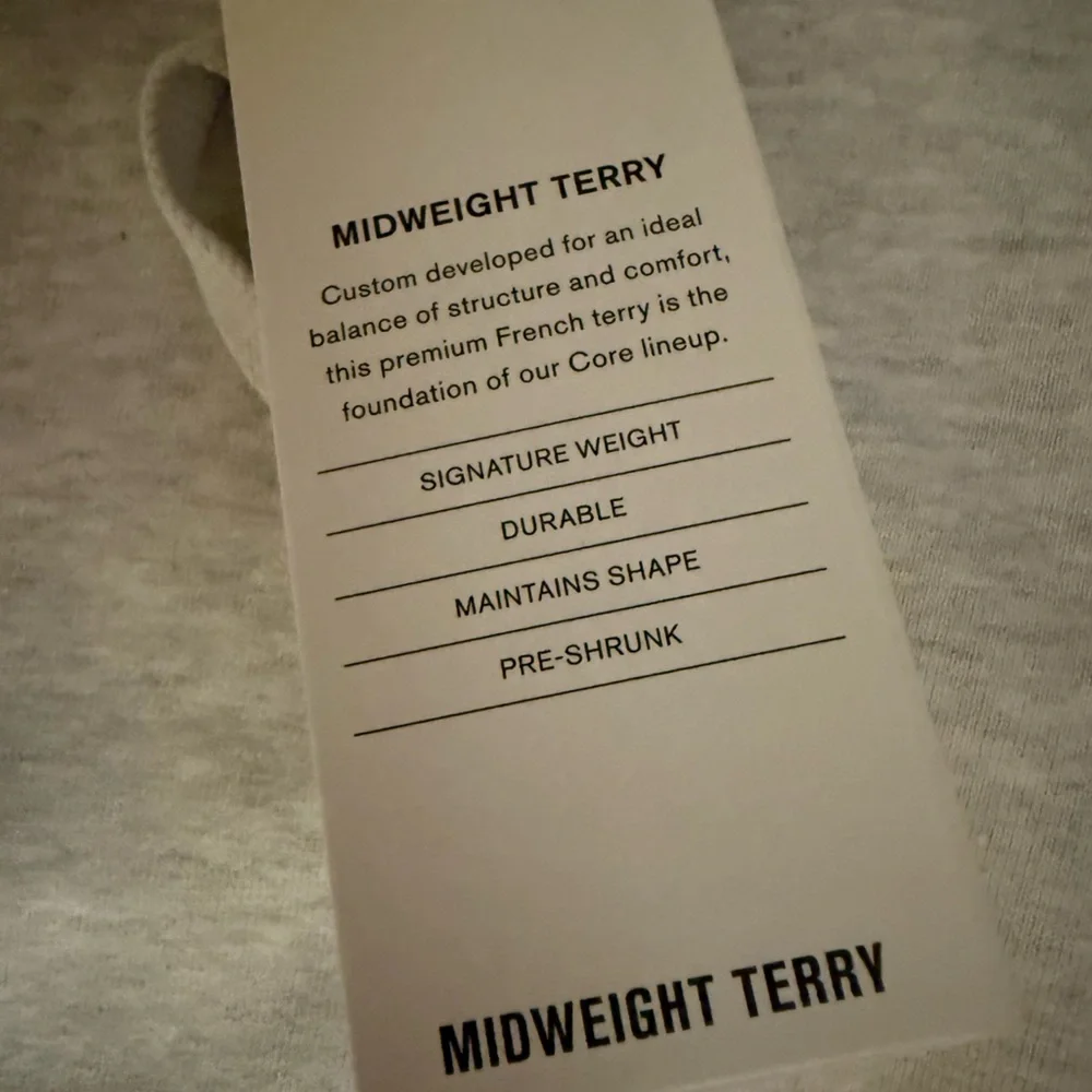 Reigning Champ Midweight Terry Hoodie, XL "Heather Ash" NWT - Picture 5 of 6